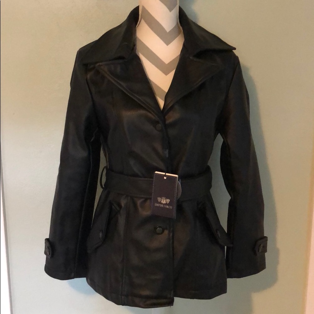 Emporio & Co Vegan Leather Coat